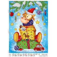 Дана-2457 Скоро Новый Год. Схема для вышивки бисером