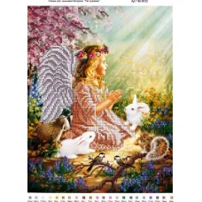 ЧВ-5032 Ангелочек и зверята. Схема для вышивки бисером. Бисерок