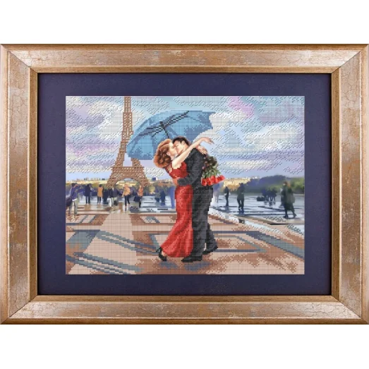 К-3049 Романтическая встреча. Схема для вышивки бисером Благовест