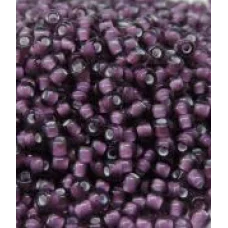 25066 Бисер фиолетовый с белой серединкой Preciosa