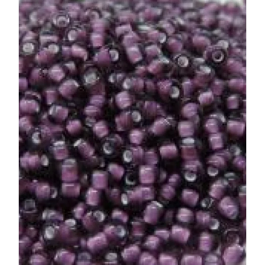 25066 Бисер фиолетовый с белой серединкой Preciosa