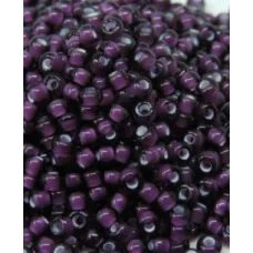 25086 Бисер фиолетовый с белой серединкой Preciosa