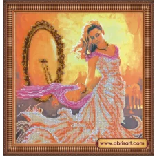 Ф-С-25 8 марта. Салфетница из фанеры под вышивку бисером. ТМ Фея Вышивки