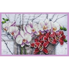 Р-263 Симфония орхидей. Набор для вышивки бисером. ТМ Картины Бисером