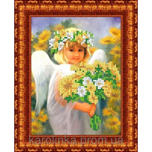 КБА-5008 Солнечный ангел. Схема для вышивки бисером. Каролинка ТМ