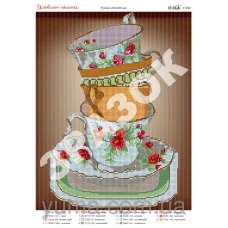 ЮМА-3190А Любимые чашки. Схема для вышивки бисером 