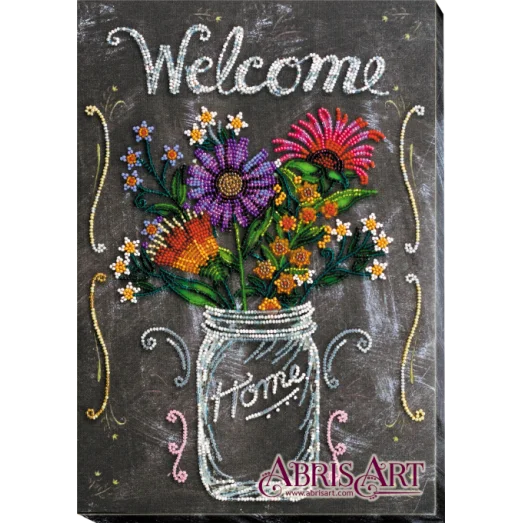 АВ-602 Добро пожаловать. Набор для вышивки бисером. Абрис Арт