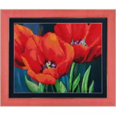 Б-715 Вечерние тюльпаны. Набор для вышивки бисером Чаривна Мить