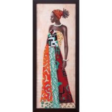 Б-704 Африканская красавица. Набор для вышивки бисером Чаривна Мить