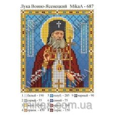 МИКА-0687 (А6) Святитель Лука Воино-Ясенецкий. Схема для вышивки бисером