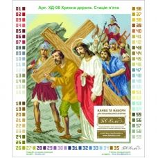 ХД-05 (набор) Симон из Киринеи помогает Иисусу нести крест. БС Солес