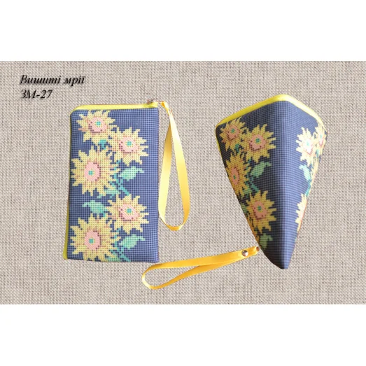 ЗМ-027 (ткань) Чехол для телефона пошитый. Вышити мрии