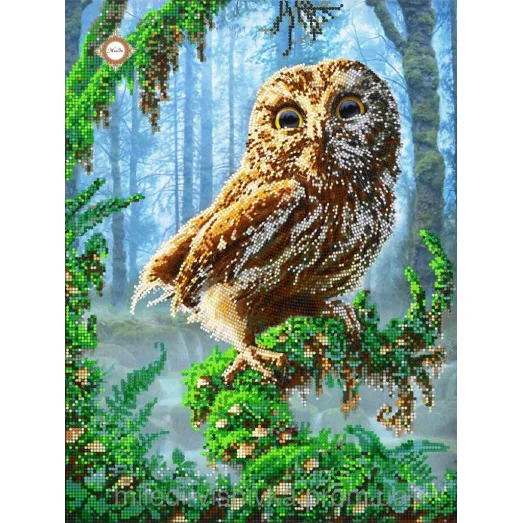 СЛ-3200 Хранительница леса. Схема для вышивки бисером ТМ Миледи