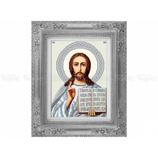 ЧВ-3117 Г-дь Вседержитель (серебро). Схема для вышивки бисером. Бисерок