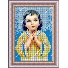 КР-029 Молитва девочки. Схема для вышивки бисером. ТМ Фея Вышивки 