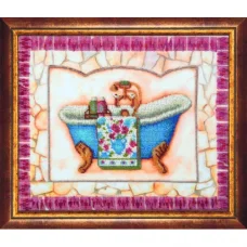 Б-706 Купание. Набор для вышивки бисером Чаривна Мить