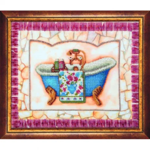 Б-706 Купание. Набор для вышивки бисером Чаривна Мить