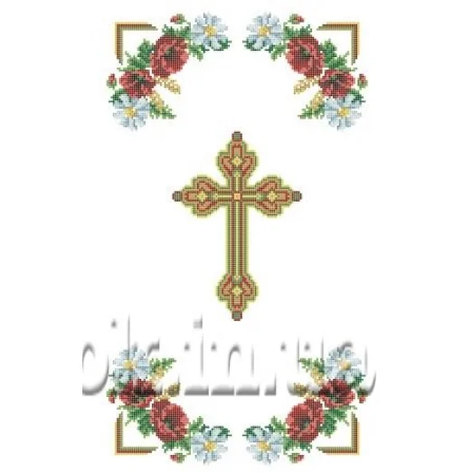 Р-419 Пасхальний рушничок. Заготовка для вышивки вышивки. ТМ Бисерок