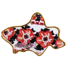 АМК-005 Магнит "Карта Украины" Донецкая область. ТМ Абрис Арт