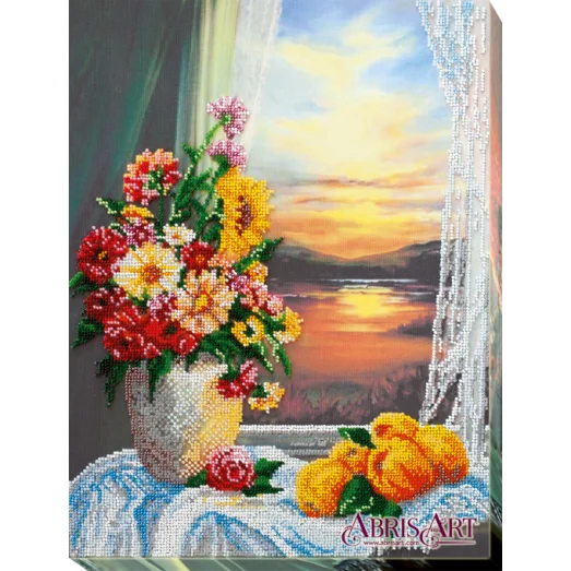 АВ-703 Натюрморт с айвой. Набор для вышивки бисером. Абрис Арт