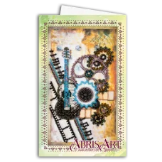 АОМ-014 Открытка-конверт. Гитара. Абрис Арт