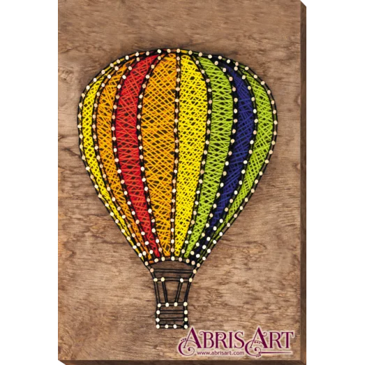 АВС-006 Воздушный шар. Набор стринг-арт ТМ Абрис Арт