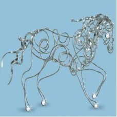 ДП-003 Волшебный конь. Набор с декоративной проволкой ТМ Чаривна Мить