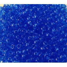 30050 Бисер прозрачный, синий, натуральный