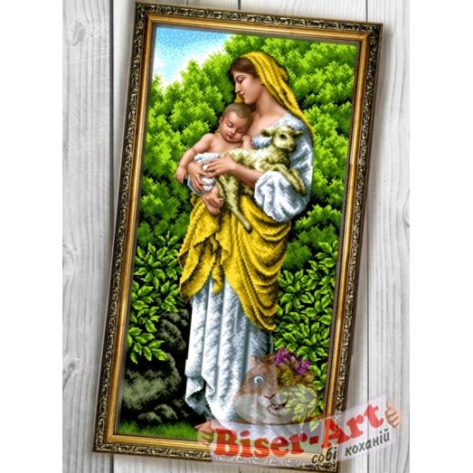 ВА-3060088 Мария с младенцем. Схема для вышивки бисером БисерАрт