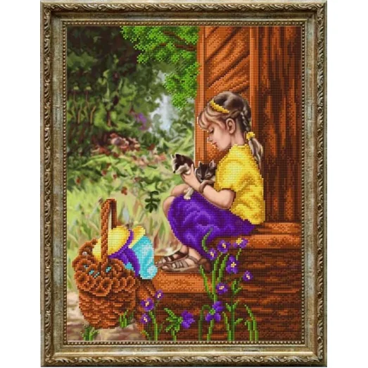 К-3056 Каникулы в деревне. Схема для вышивки бисером Благовест