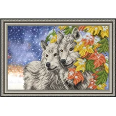 К-3057 Верная пара. Схема для вышивки бисером Благовест