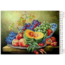 ДАНА-3133 Фрукты и ягоды. Схема для вышивки бисером
