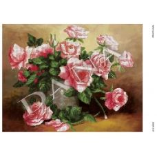 ДАНА-3147 Чайные розы. Схема для вышивки бисером