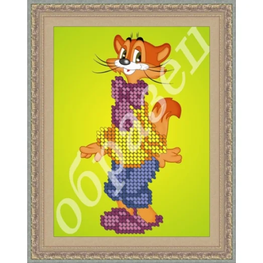 НД-031 Леопольд. Схема для вышивки бисером. ТМ Фея Вышивки