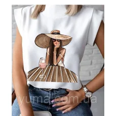 БЛ-004 Пошитая блузка Лилея под вышивку бисером. ТМ Юма