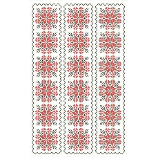ФВЛ-016 Орнамент. Схема на водорастворимом флизелине. ТМ Княгиня Ольга