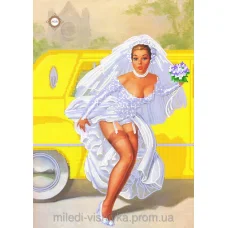 СЛ-3188 Сбежавшая невеста. Схема для вышивки бисером ТМ Миледи