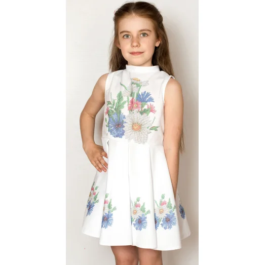 ПДП-036 (С) УКРАИНОЧКА. Детское пошитое платье Солнышко