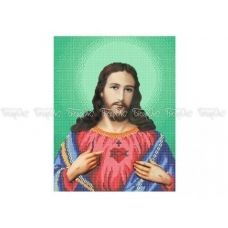 ЧВ-5206 Сердце Иисуса. Схема для вышивки бисером. Бисерок 