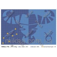 МИКА-0786 (А5) Знаки зодиака Телец. Схема для вышивки бисером