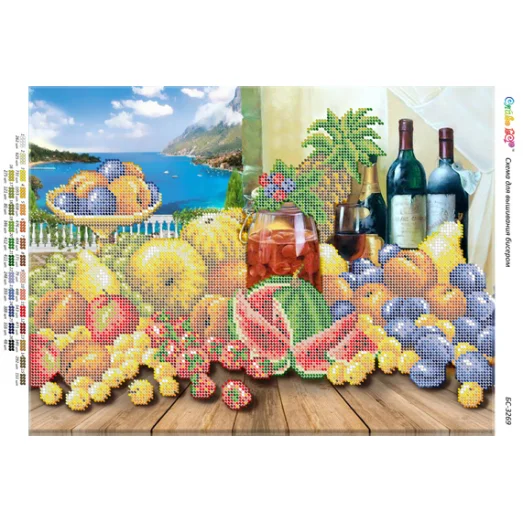 БС-3269 Изобилие. Схема для вышивки бисером. Сяйво БСР