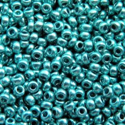 18565 Бисер Preciosa голубой металлик терра