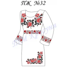 ПЖ-032 Заготовка платья для вышивки ТМ Красуня