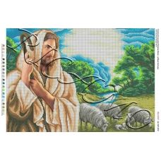 А2Р_026 БКР-2032 Иисус-добрый пастырь. Схема для вышивки ТМ Virena
