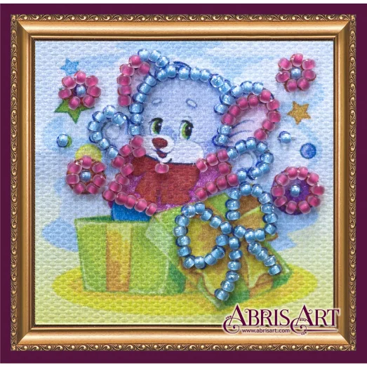 АММ-036 Неожиданный подарок. Набор для вышивки бисером Абрис Арт