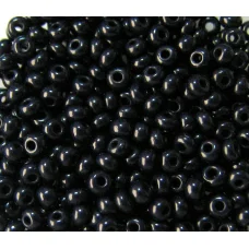 33080 Бисер не прозрачный, темно-синий (близок к черному)