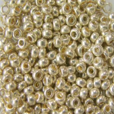 18303 Бисер Preciosa сольгель жемчужный металлик