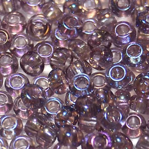 21010 Бисер Preciosa фиолетовый/сиреневый радужный прозрачный