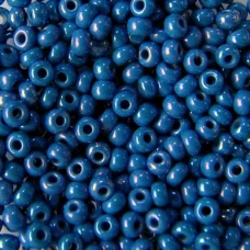 34210/6 Бисер Preciosa синий с радужным переливом непрозрачный