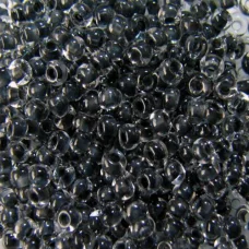 38349 Бисер Preciosa стеклянный с тёмно-серым прокрасом классика